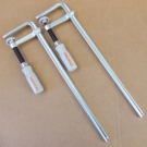 Protool 2 Stück Schraubzwingen 300 mm - Zubehör für Führungsschiene GRP