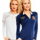 NEU ✔ DAMEN ✔ Langarmshirt ✔ REDBRiDGE ✔ Longsleeve ✔ POLOSHiRT ✔ Blusenshirt ✔ 