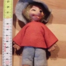 ein  MECKI mit Hut Puppe -aus DDR-Zeiten - 14 cm - Rarität Nachlass ist 40 Jahre