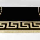 Teppich Kunst Seide Mäander Medusa Versac Möbel Carpet 67x105cm