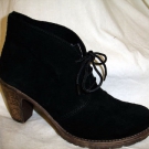 72010 RIEKER Damenschuhe Stiefelette Fleecefutter Leder schwarz Grösse 3