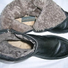 Claudio Conti Herrenstiefel Gr.43, schwarz Leder, Gefüttert wie neu