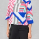 SADIE WILLIAMS SILVER BACK WOOL SWEATER