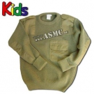 Kinder Pullover oliv