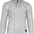 Wolle Pullover Strick Jacke