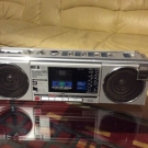Vintage 80er TOSHIBA RT-SF5 Stereo Radio Rekorder mit Autoreverse