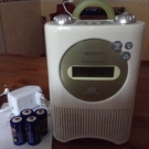 Super!! Gebrauchter Sony Icf-Cd73 Tragbarer CD-Player, Badradio