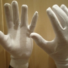 Handschuhe Baumwolle Soft Weiß Dünn Juwelier Tafelsilber Neu YNR