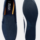 Lacoste – Gazon – Schnürlose Leinenschuhe