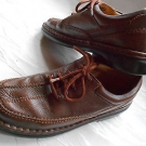 Hush Puppies  Leder Schuhe / Schnürschuhe braun in Gr.42 