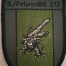 Ärmelabzeichen 5./PzGrenBtl 212