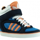 NEU adidas Damen Hightop Clubwear Sneaker Keilabsatz Amberlight Up D65814 blau