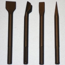 4 SDS MAX Meissel (Spitz Flach Hohl Breit Meißel) Neu 