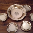 Tillowitz Epos Reinhold Schlegelmilch Zierschale Konfektteller alt antik Gold