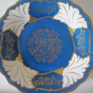 Zierteller Weimarer Porzellan Goldrand Made in GDR 19 cm Jutta 907 neuwertig