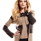 Streifen-Cardigan in reinem Kaschmir