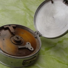 ISGUS Nachtwächter-Kontrolluhr Papierscheibenuhr 12 Kontrollstellen Uhr läuft