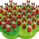 Solitär, Brettspiel, Lernspielzeug, "Marienkäfer"