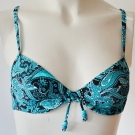 ESPRIT Bade Bikini Oberteil mit Bügel Gr. 36 B blau  neu (2)