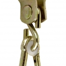 Connex DY270812 2 Schaukelhaken mit Manschette und Karabinerhaken