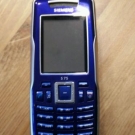 Siemens S75 Prototyp in blau, sehr selten.