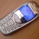 Rare Original Siemens C55 silver, with blue light screen