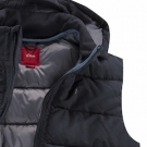 Gefütterte Stepp-Weste, blau in 5XL