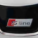 Audi A6 4G C7 original S-Line Lenkradclip Schriftzug Emblem Logo Lenkrad Clip A7