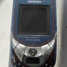 Siemens Sl65 Oberteil Escada blau Limited Edition 