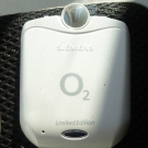 Siemens SL 65  Akkudeckel O2 weiss Limited Edition 