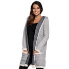 Sublevel Oversize Weste Cardigan Damen Jacke Grobstrick Strick Strickweste 0385A