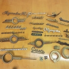 Schriftzüge Leisten Blende für Röhrenradios  Graetz Telefunken Grundig Loewe  