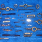 Sortiment Röhrenradio Schriftzüge Labels Siemens Telefunken Grundig u.a.