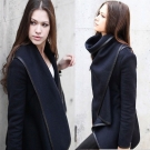 Winter Damen Duffle Coat Trench Blazer Warm Mantel Jacke Lange Parka Winterjacke