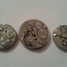 JOB LOT OF 3  VINTAGE WATCH MOVEMENTS CYMA  SPARE OR REPAIRS