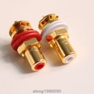 【Sales】 one pair original US CMC 816  RCA Terminals 24 K gold Copper  RCA socket