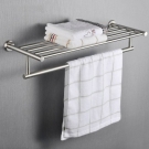 2015Neu!!!Edelstahl Handtuchhalter Wandhandtuchhalter Wandregal 5 Stangen