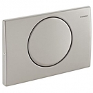 Geberit Betätigungsplatte DELTA 15 115.101.00.1 für 1-Mengenspülung, Unterputz 100, Edelstahl, 115101001