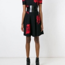 ALEXANDER MCQUEEN  Kleid mit Rosen-Print