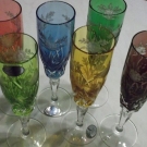 6 Stück Kristall Gläser - Arnstadt Kristall