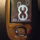 Siemens SL 75 Slider cover gold von Escada - selten