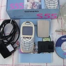 Siemens S55, gebraucht, Sahara Gold, ohne Simlock, Zubehörpaket, in der OVP