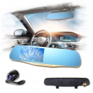 4.3" LCD Rückspiegel Rückfahrkamera Auto DVR Kamera KFZ Video Rekorder HD 1080P