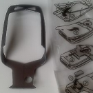 Schutzgehäuse Metallrahmen für Siemens M65 - neues original Ersatzteil