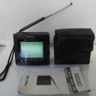 collector vintage 1989- SEIKO format poche TV couleur cristaux liquides-LVD204