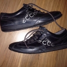 ECCO Sneaker Herren schwarz Gr. 45 ***TOP***