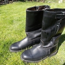 Seestiefel Größe 9,5 ungetragen mit eingearbeiteter Stahlkappe