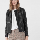 Bikerjacke mit Reißverschluss