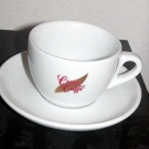 Cappuccino-Tasse mit Untertasse/Kaffeetasse - Julius Meinl "Crem Caffé"