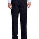 Dockers D4 Men's Size 36 X 32 Navy Khaki Relaxed Fit Pleated Front Pants NEW